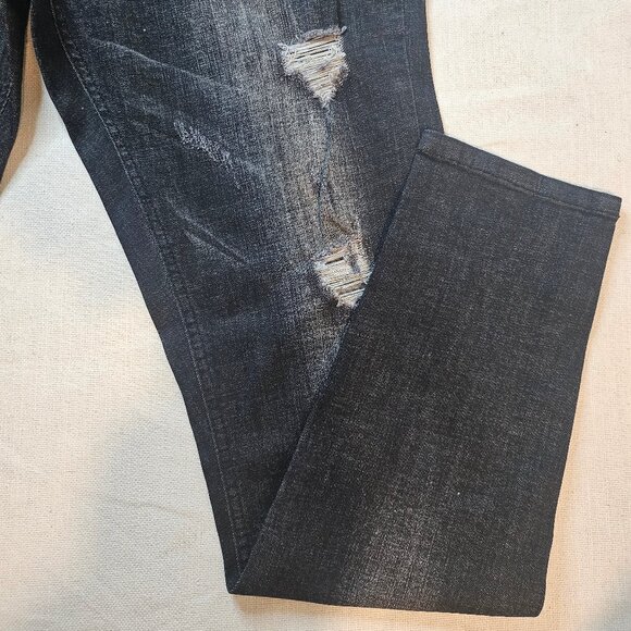 Gingtto Men's Skinny Fit Distressed Jeans -  Size 34 - Picture 3 of 10